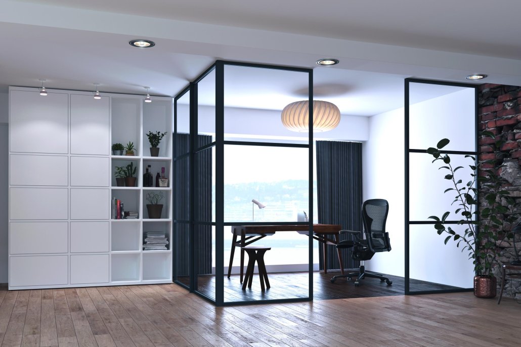 Home Office Glass Partition